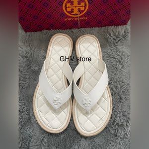 Tory burch Quilted Espadrilles thong